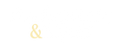 White and gold Frankincense & Myrrh logo on a transparent background 