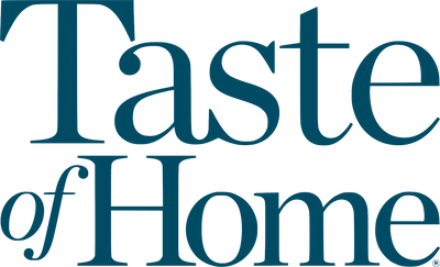 Taste of Home Logo in Blue 