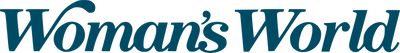 Woman's World Logo in Blue 
